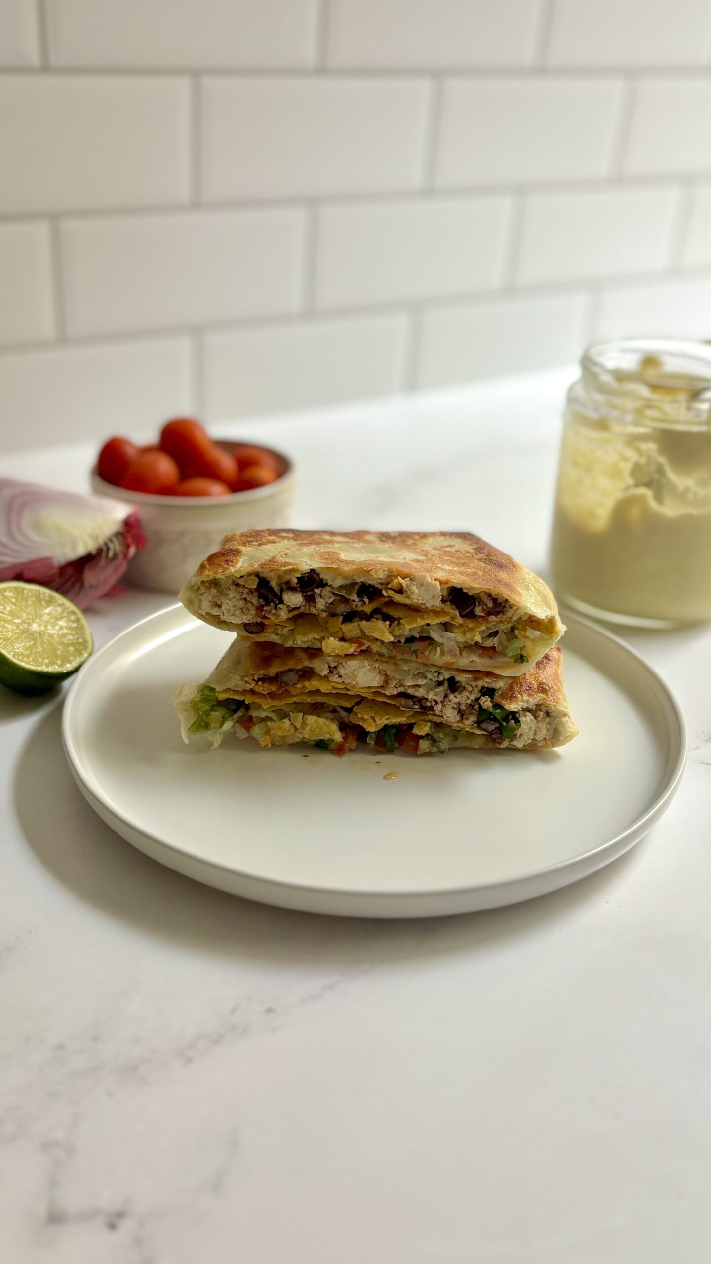 Vegan Tofu Crunchwrap