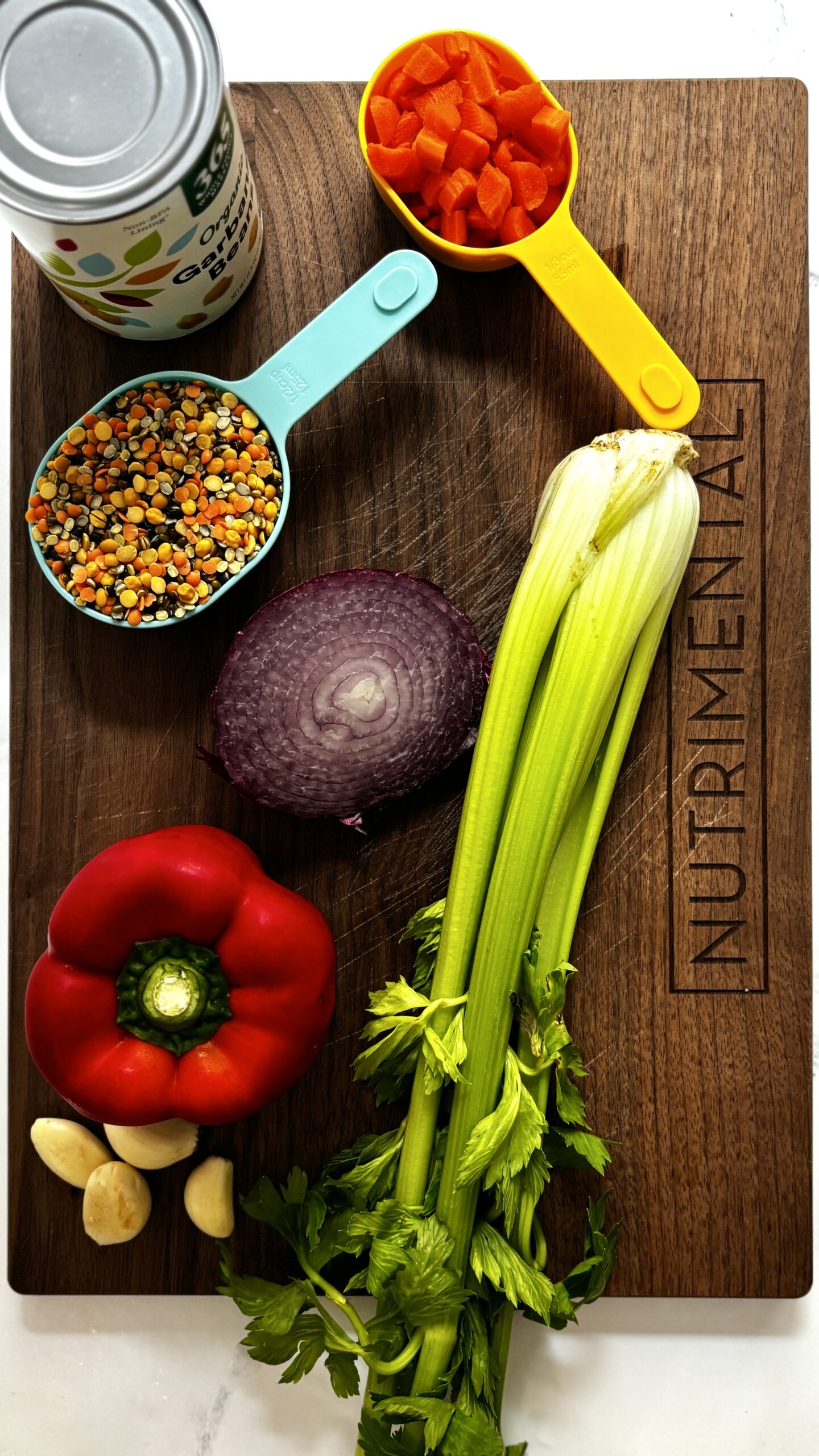 Lentil Chickpea Veggie Loaf