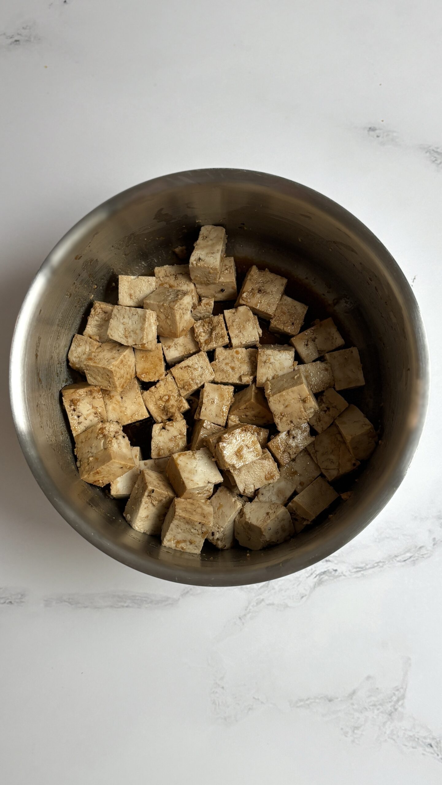 Roasted Tofu Veggie Bowl with Sunflower Sauce