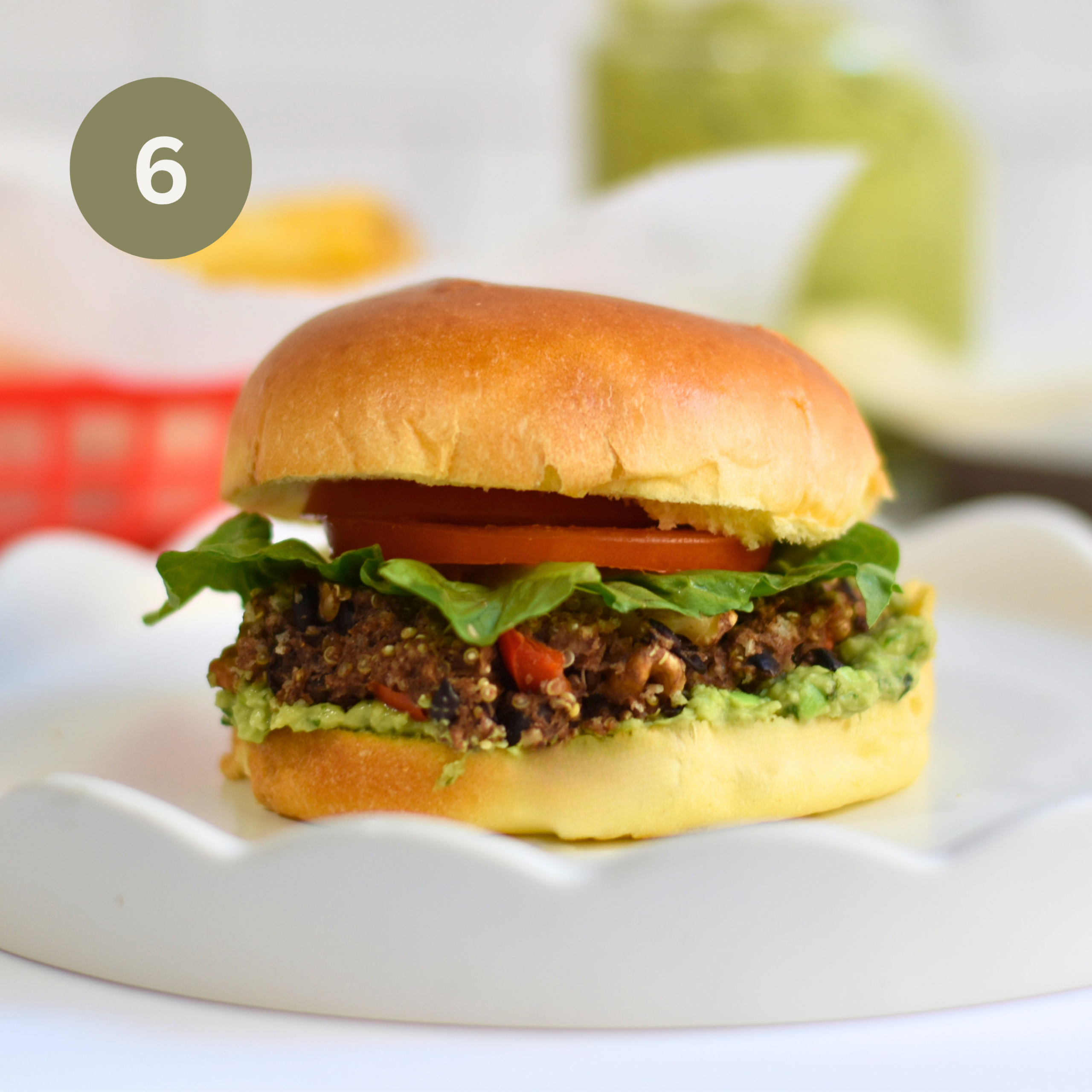 Black Bean Quinoa Burgers
