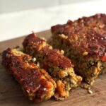 Lentil Chickpea Veggie Loaf