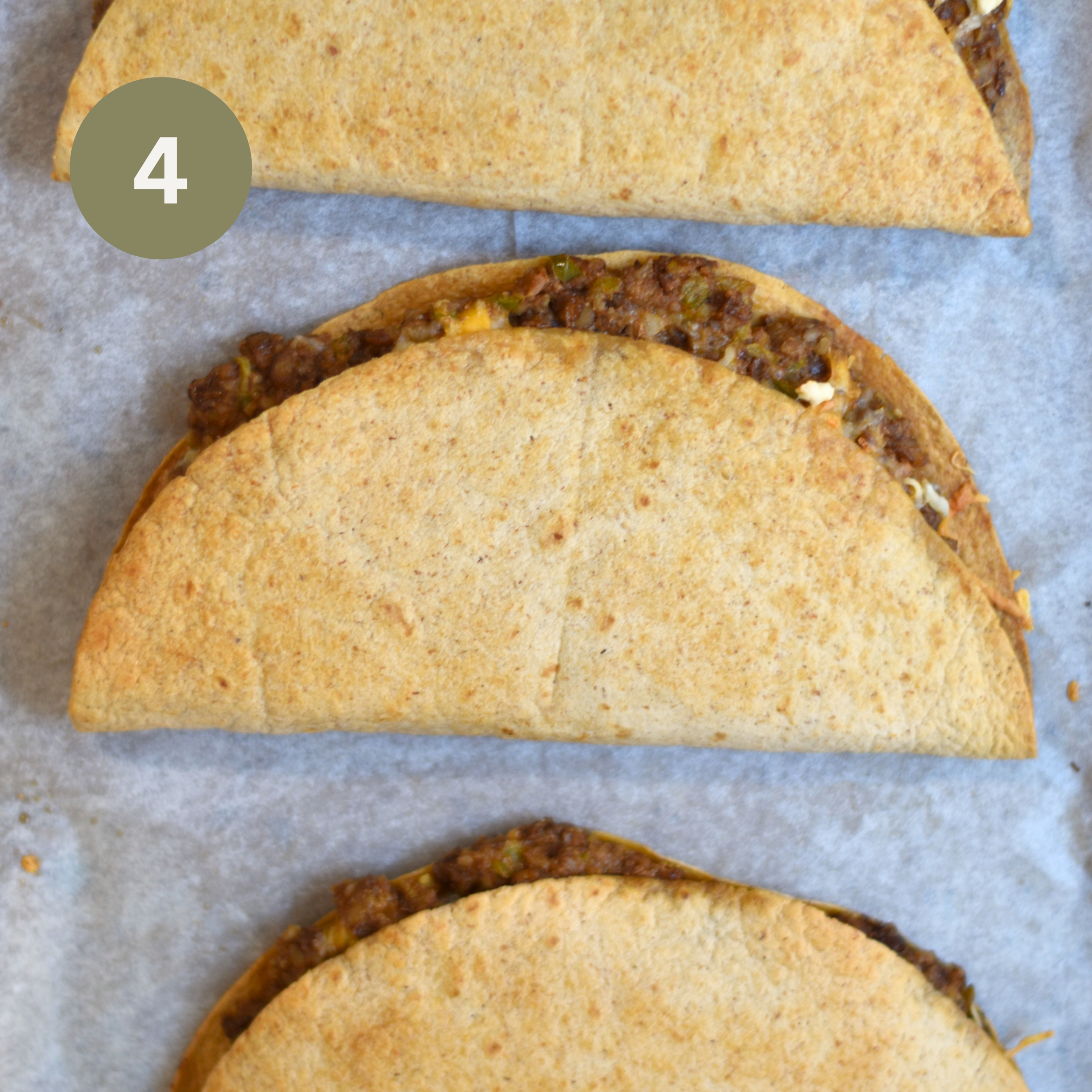 Lentil Baked Tacos