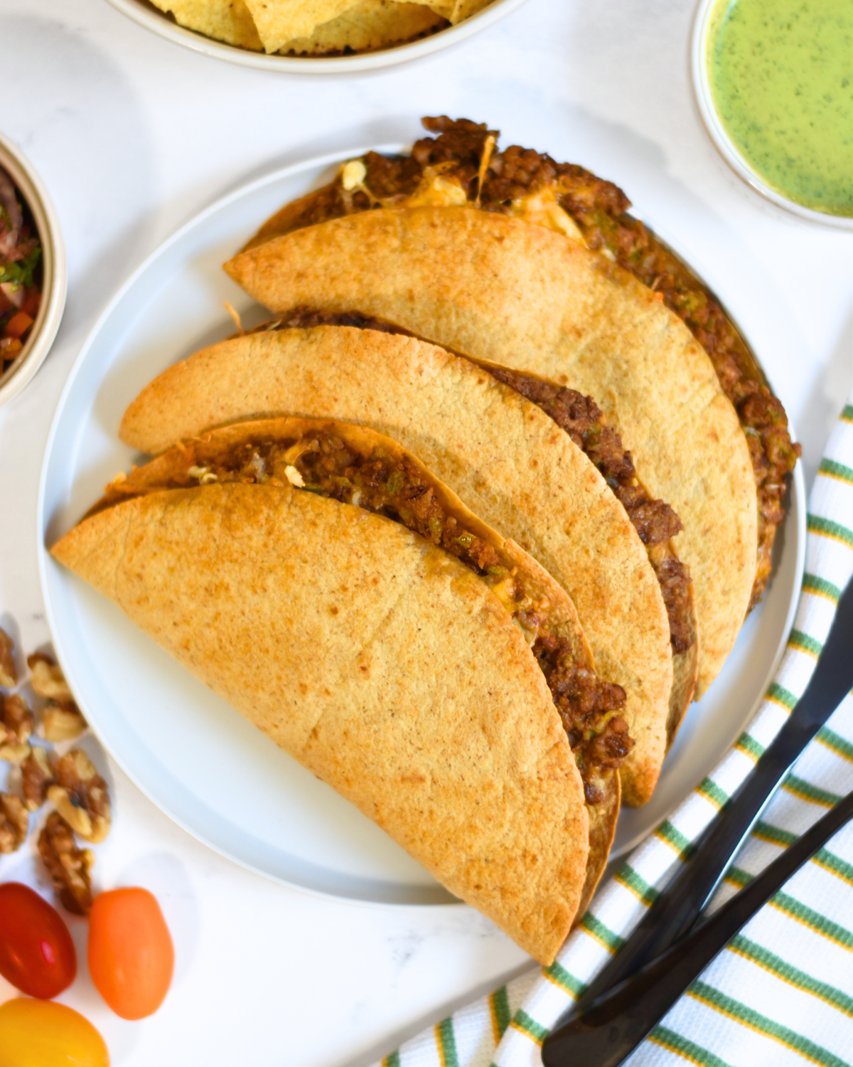 Lentil Baked Tacos