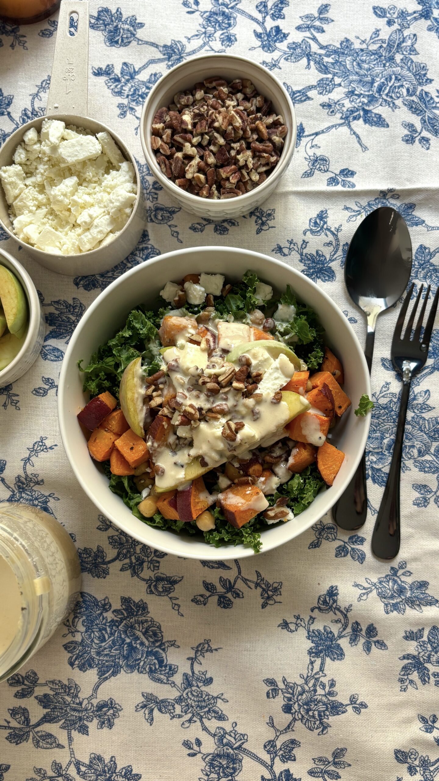Sweet Potato Kale Couscous Bowl