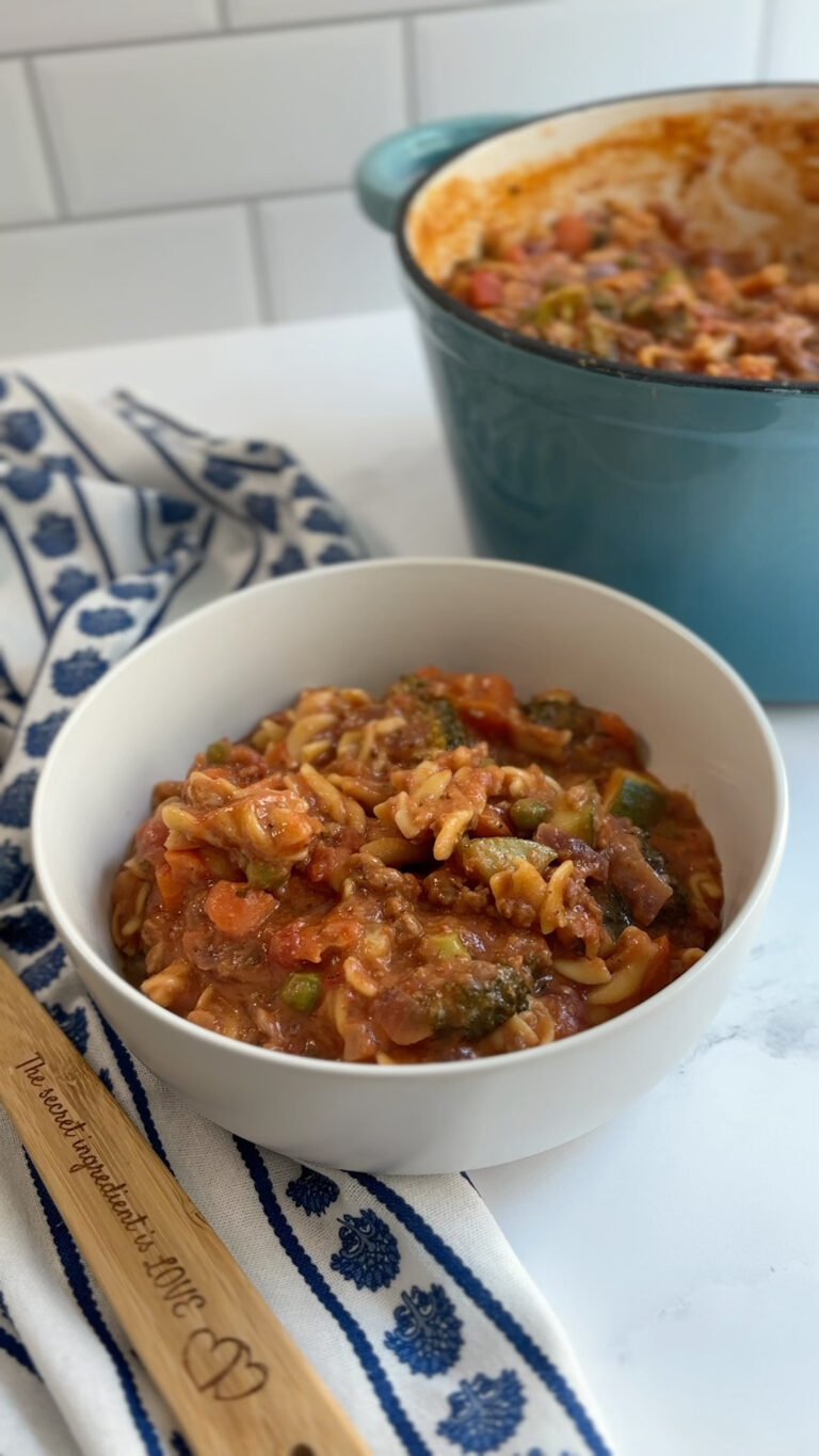 One-Pot Creamy Veggie Pasta