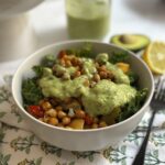 Roasted Chickpea and Potato Kale Bowl