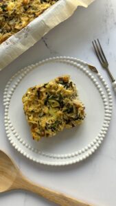 Mediterranean Spinach and Feta Casserole