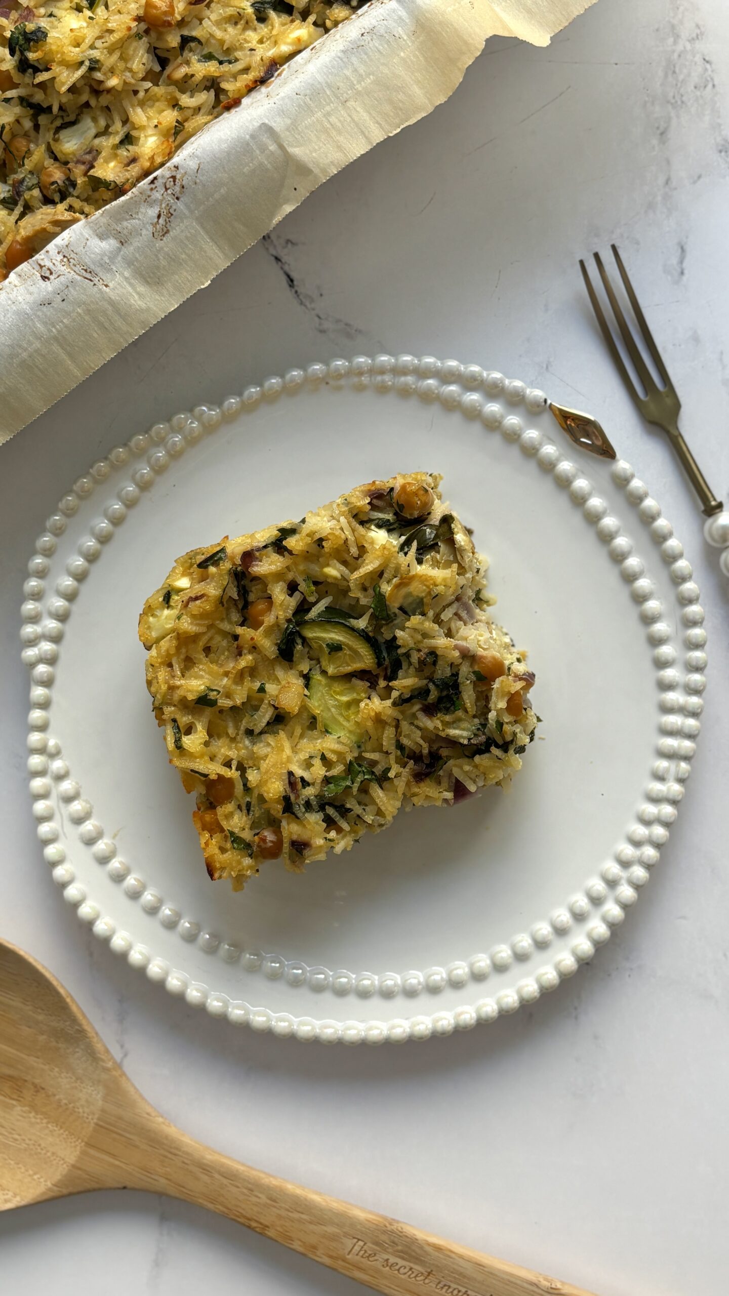 Mediterranean Spinach and Feta Casserole