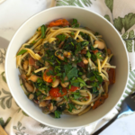 Easy Swiss Chard Pasta with White Beans