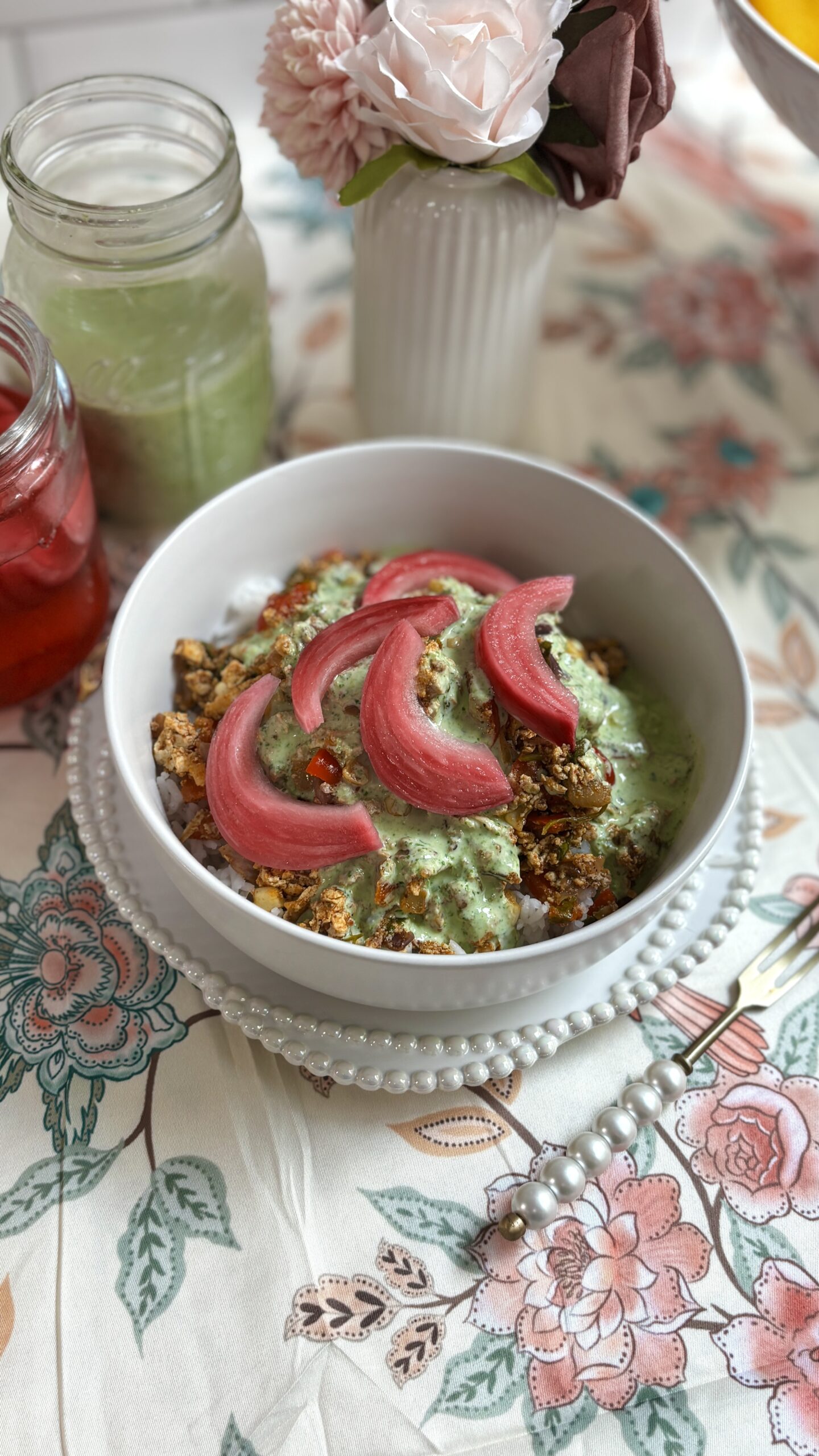 Tandoori Tofu Rice Bowls