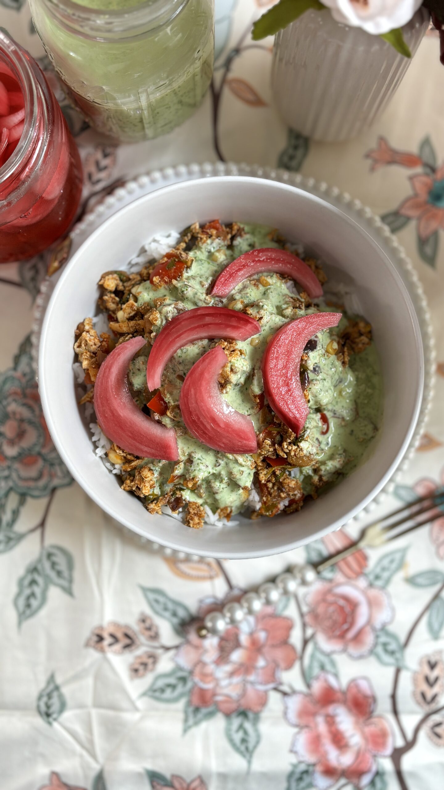 Tandoori Tofu Rice Bowls