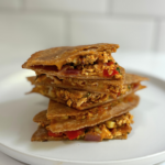 easy tofu tandoori quesadillas