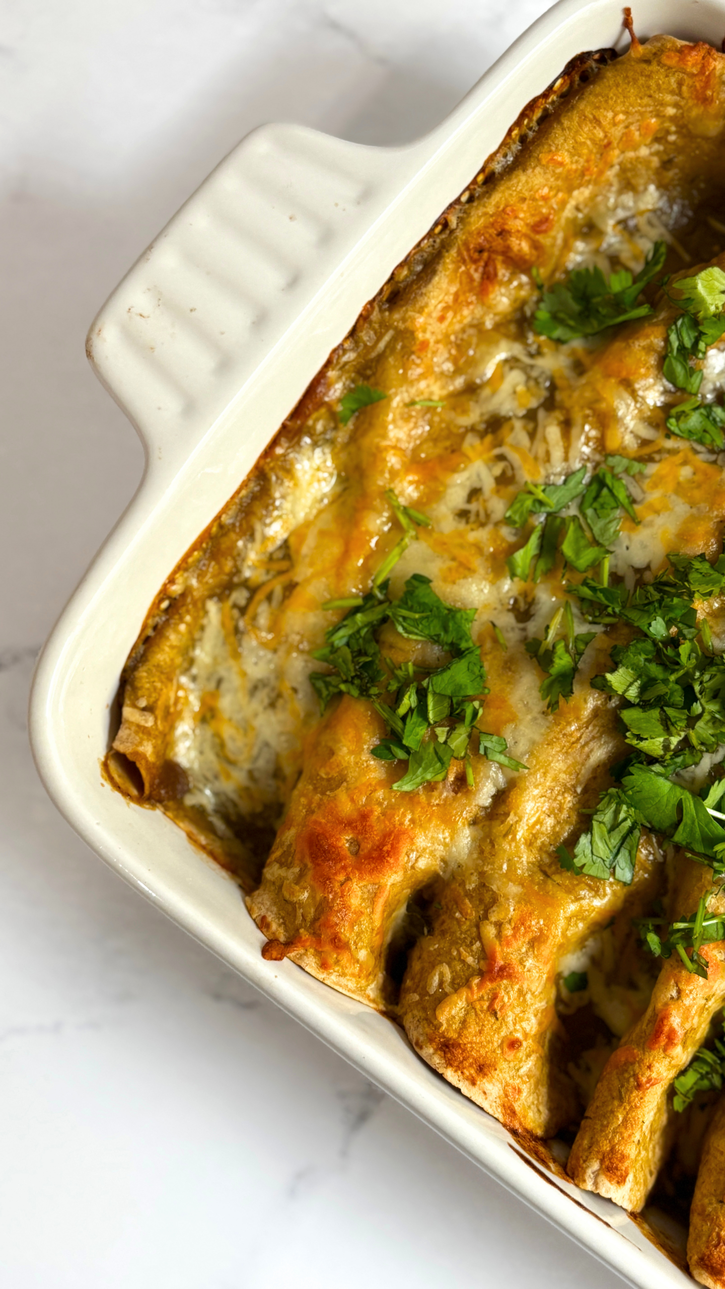 Veggie Enchiladas with Sweet Potato, Black Beans, and Corn