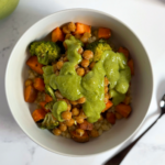 Plant-Powered Couscous Bowls with Avocado Herb Sauce