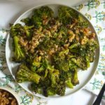 Roasted Broccoli with Lemon, Walnuts, and Parmesan