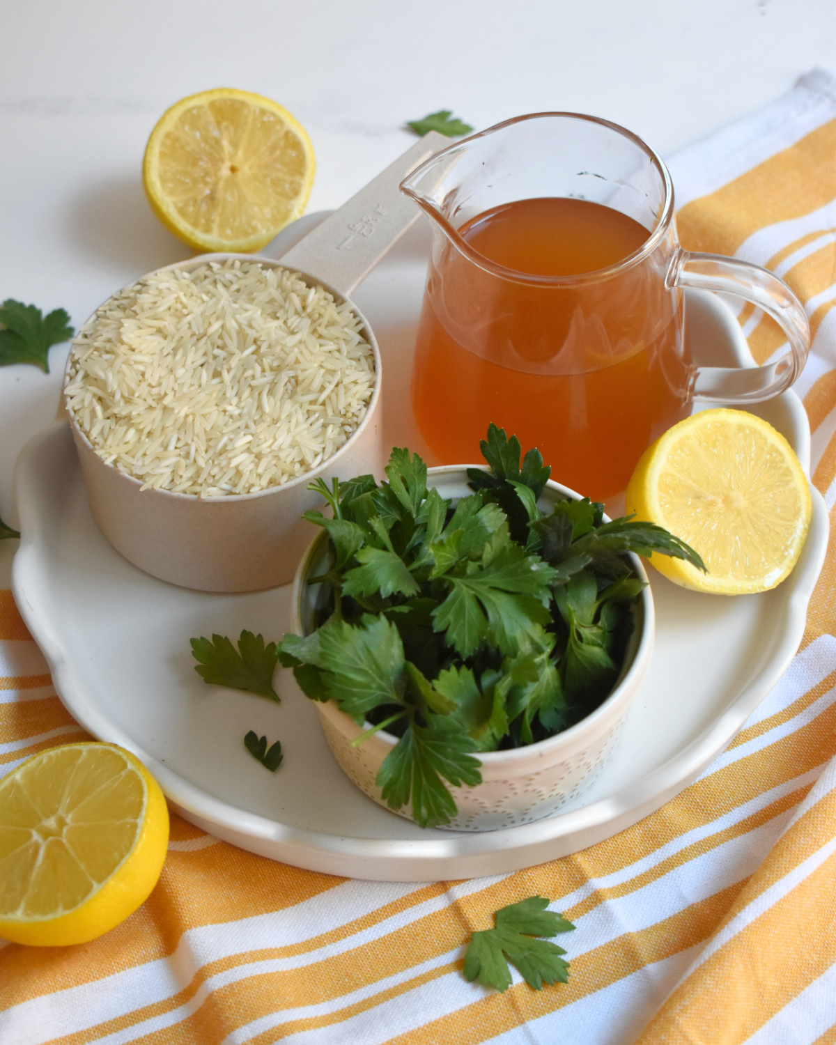 Easy Lemon Rice with Parsley