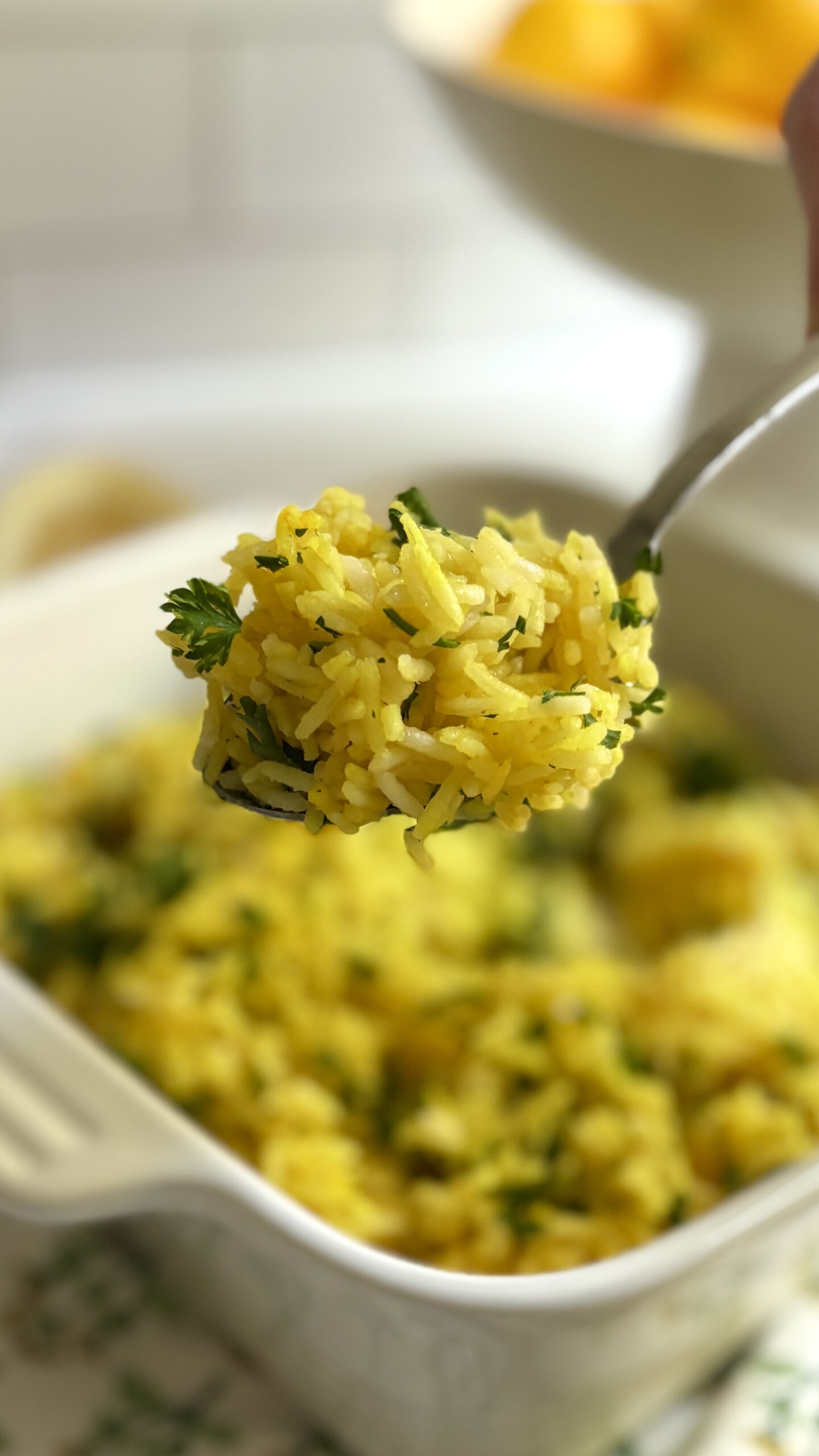 Easy Lemon Rice with Parsley