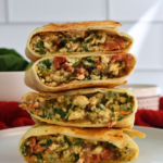 spinach feta egg white wrap
