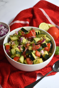 Healthy Spicy Cucumber Salad