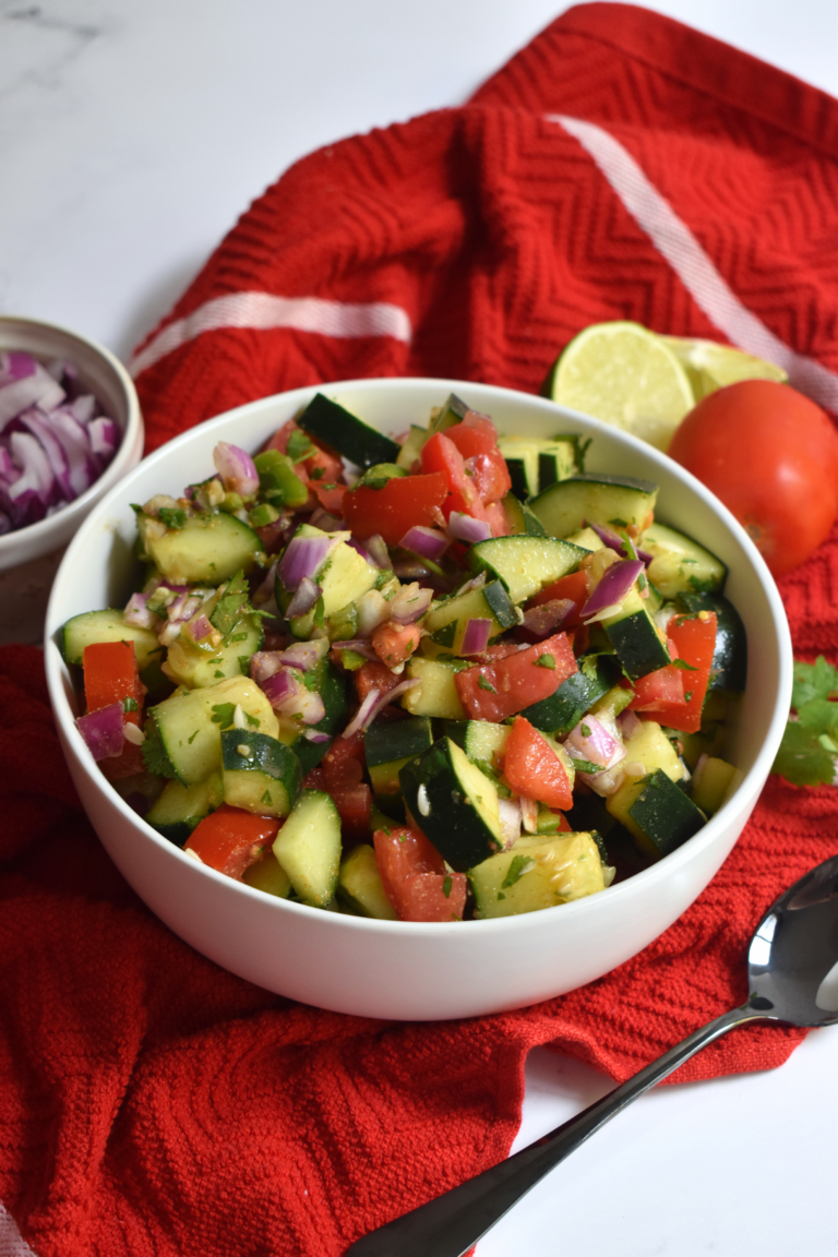 Healthy Spicy Cucumber Salad