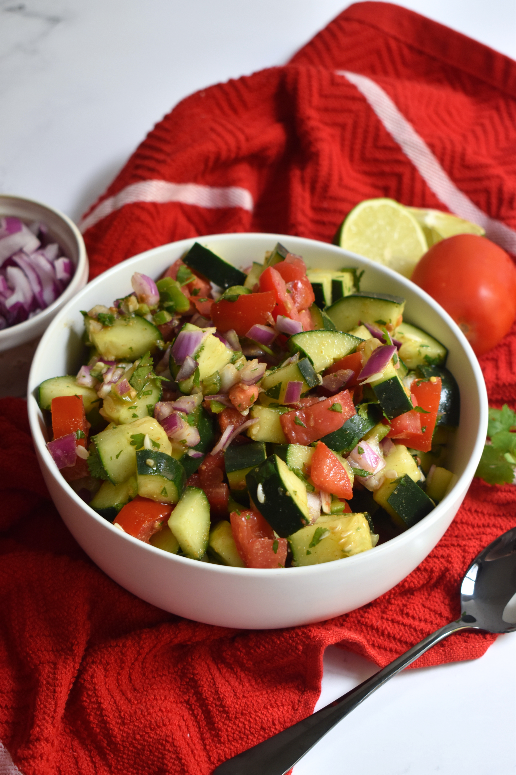 Healthy Spicy Cucumber Salad