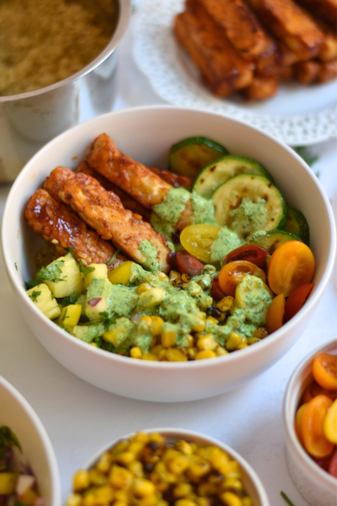 BBQ Tempeh Bowls
