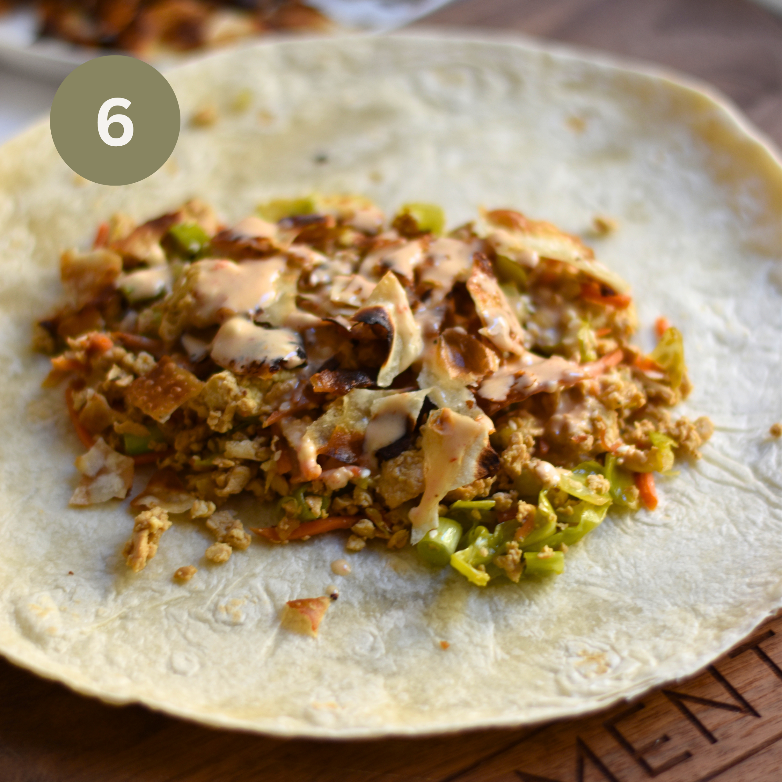 Egg Roll Burrito