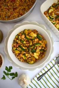 Mediterranean couscous bowls