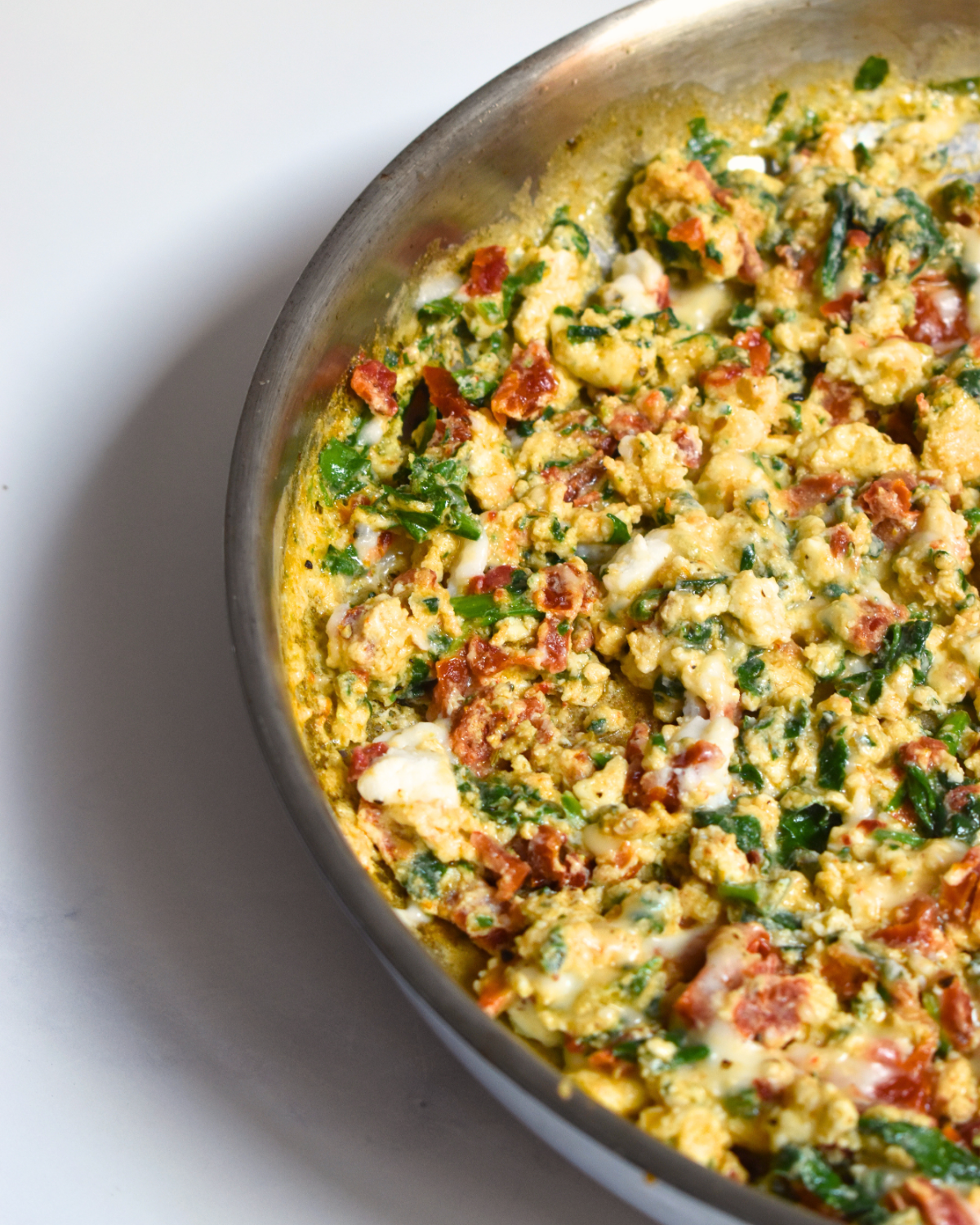 Spinach Feta Egg White Wrap