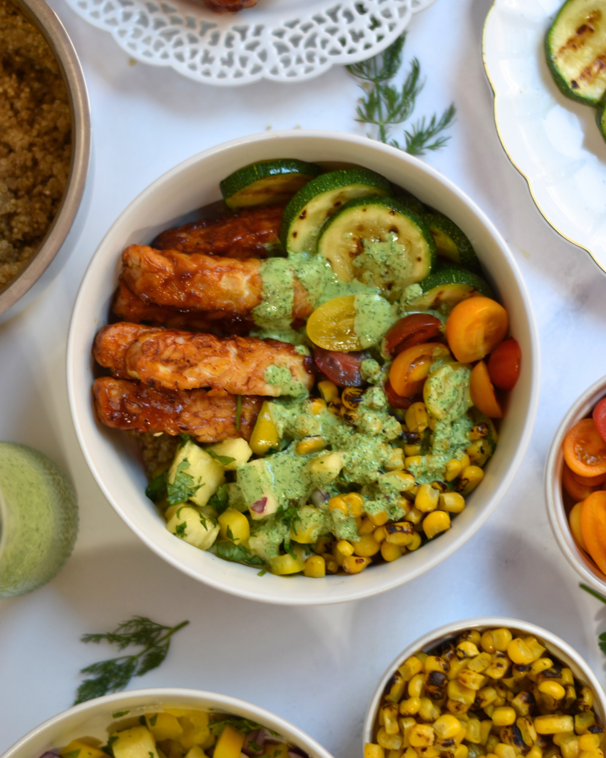 BBQ Tempeh Bowls