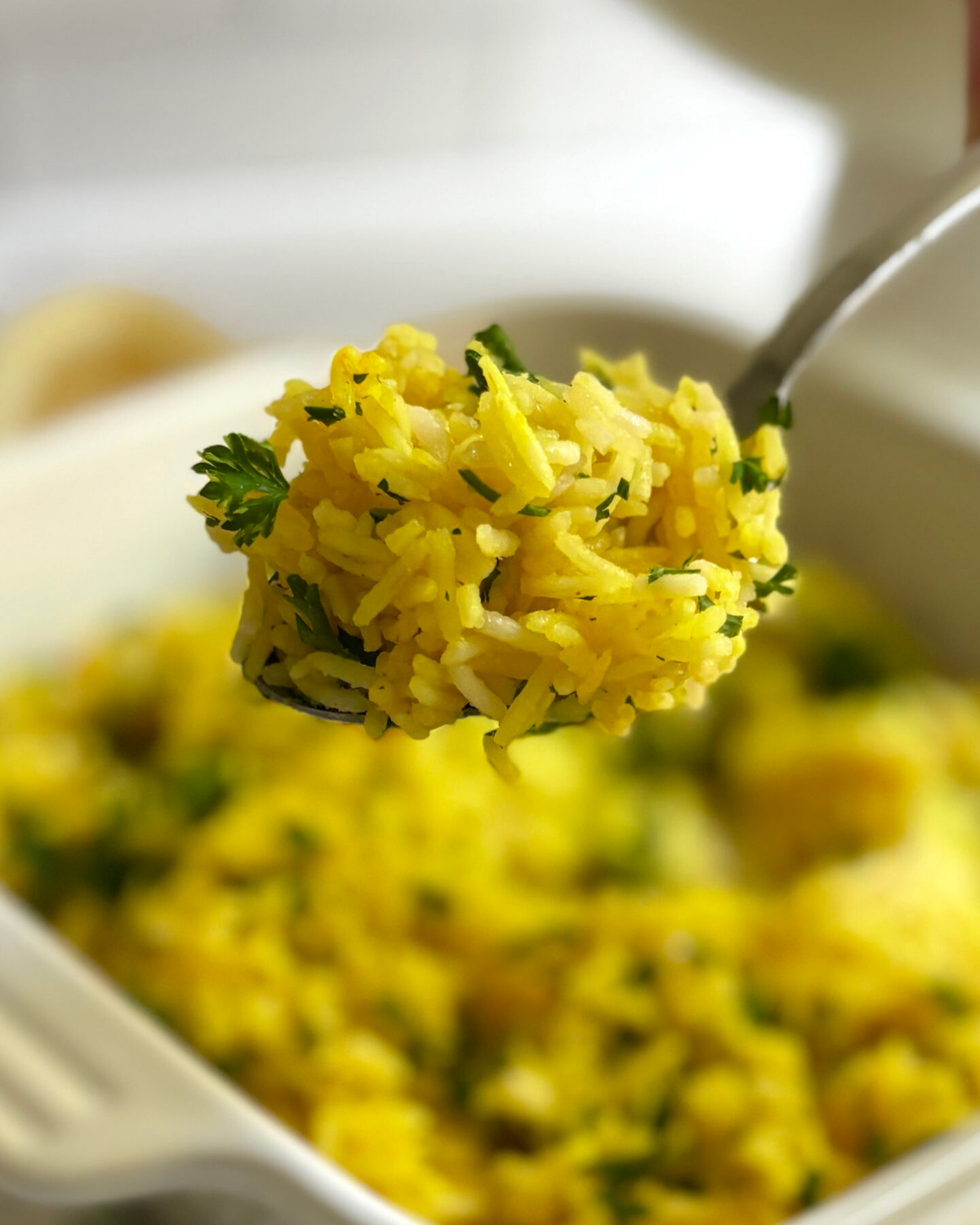 Easy Lemon Rice with Parsley