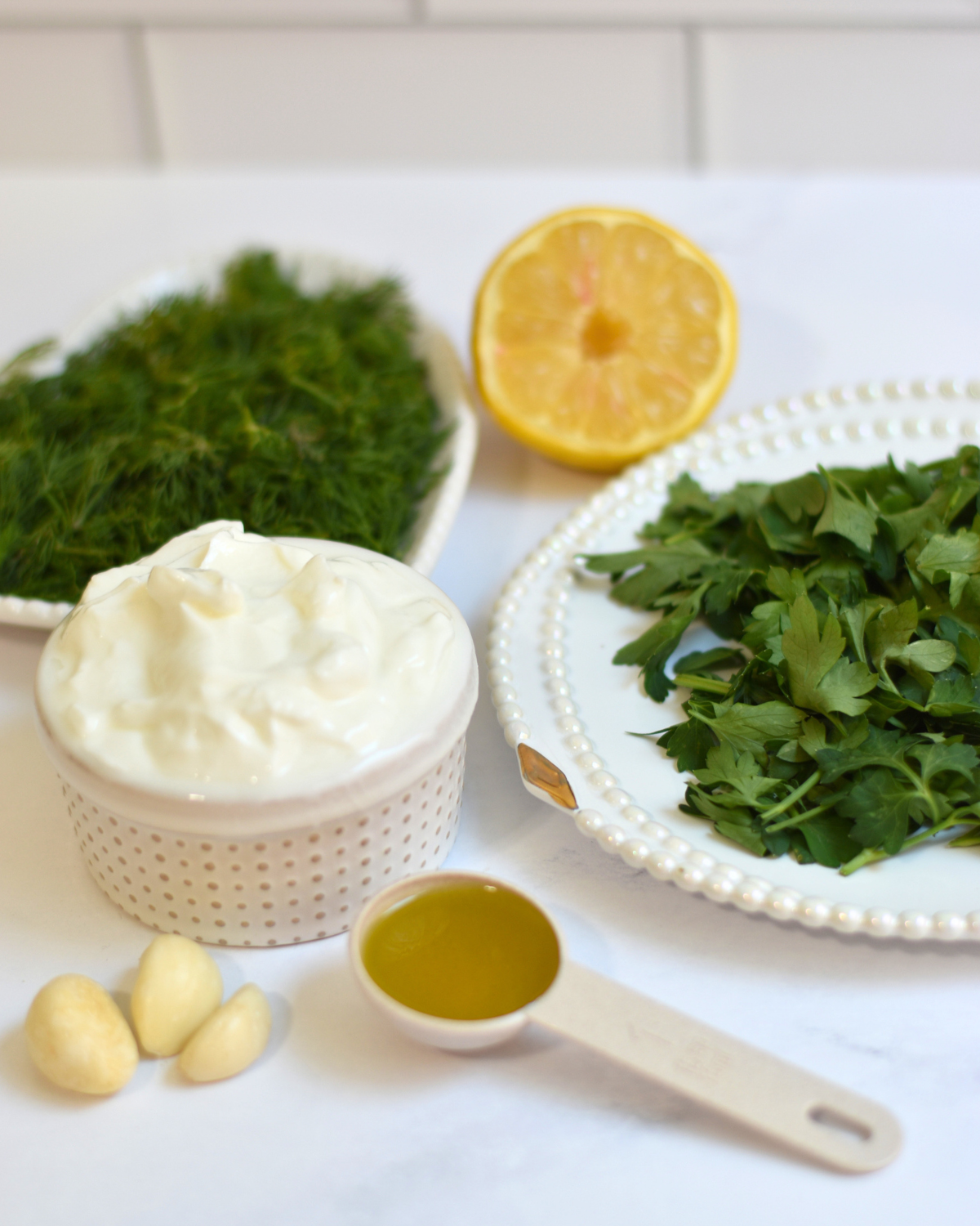 Green Goddess Yogurt Dressing