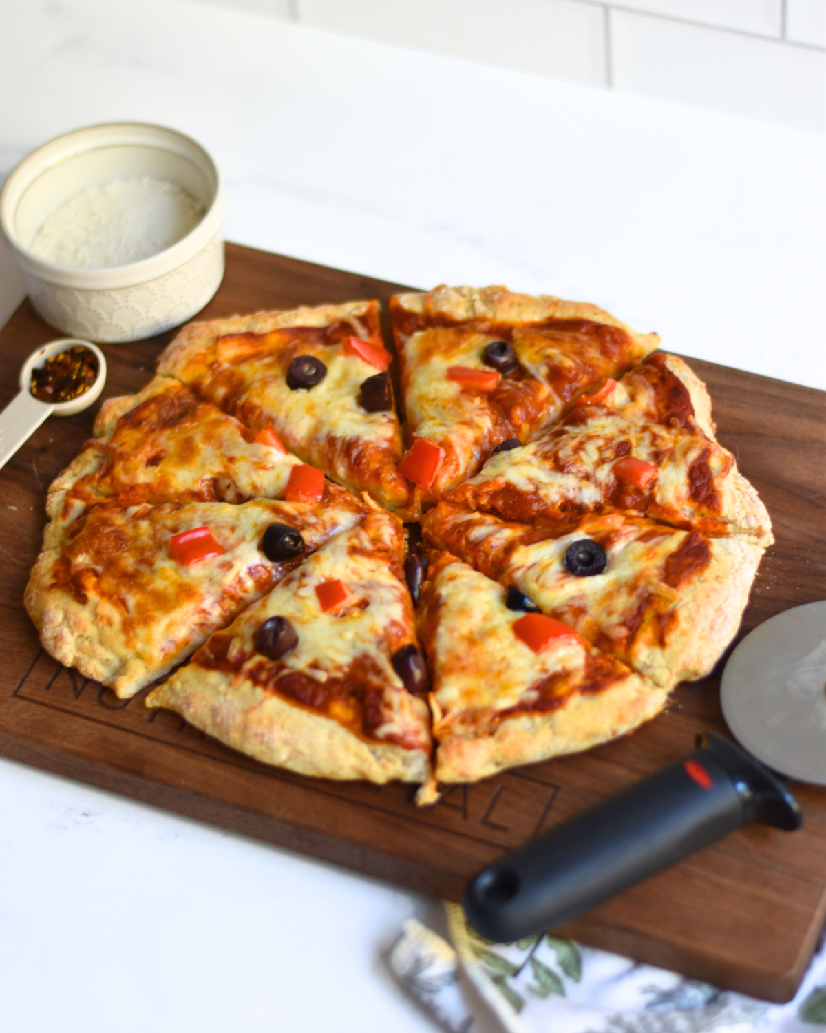 High-Protein Cottage Cheese Pizza