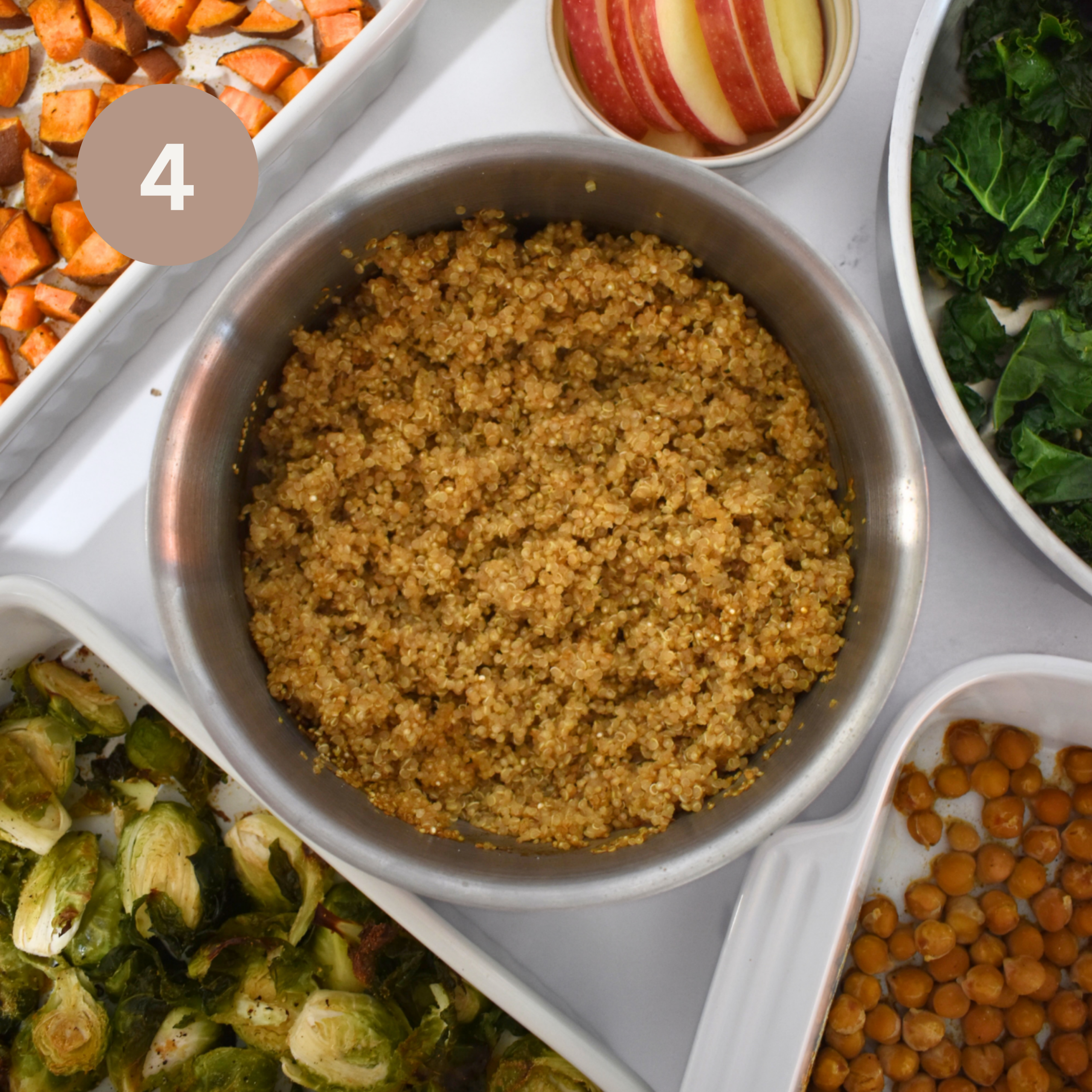 Kale Quinoa Bowls
