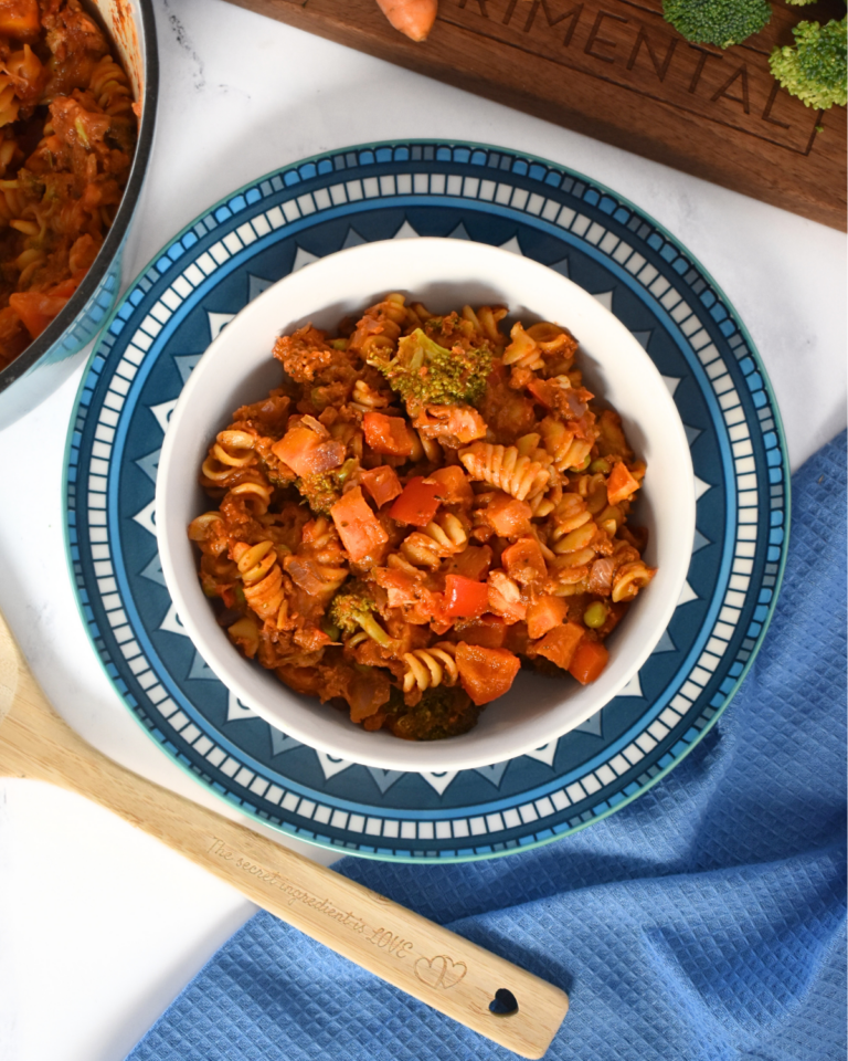One-Pot Creamy Veggie Pasta