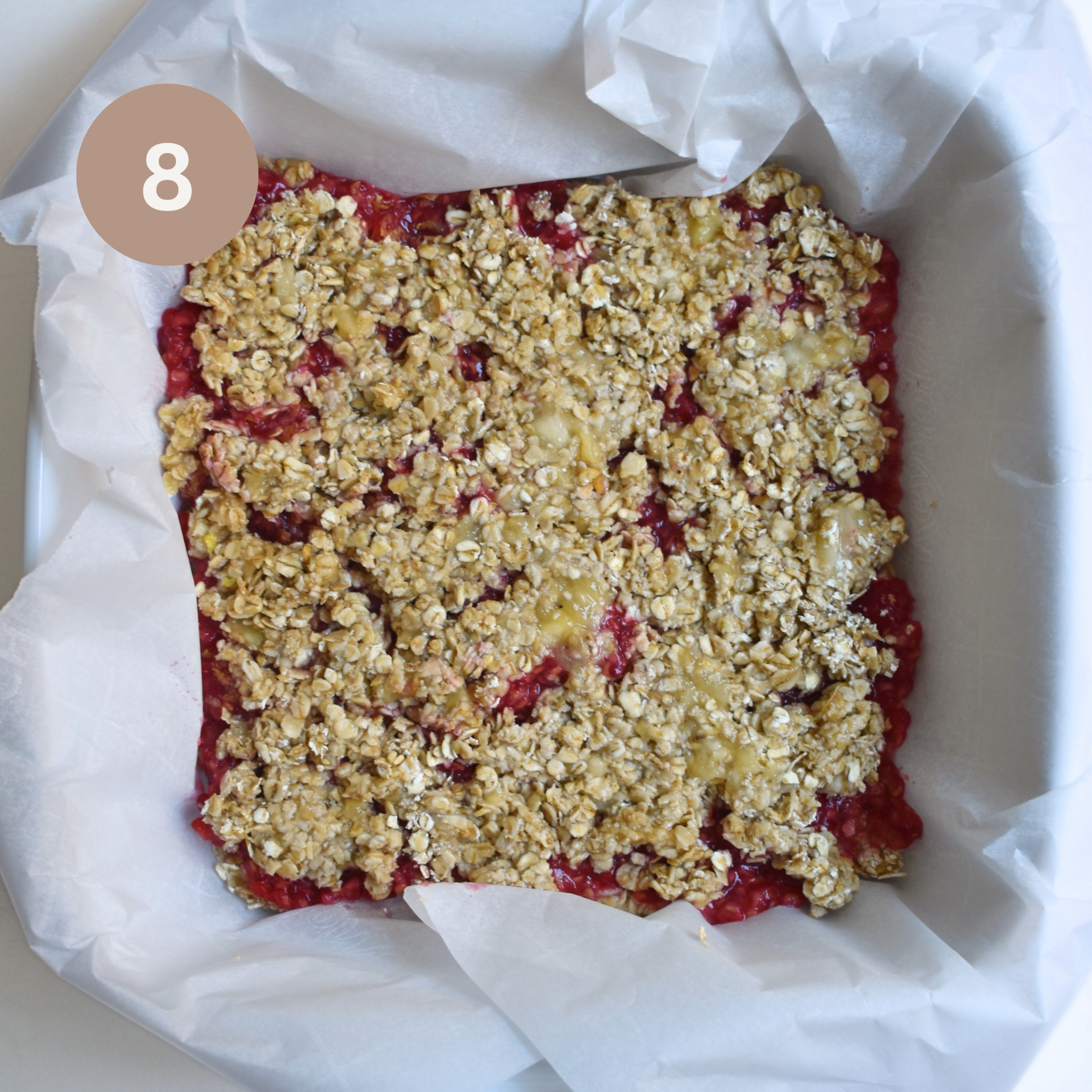 Raspberry Lemon Oat Bars
