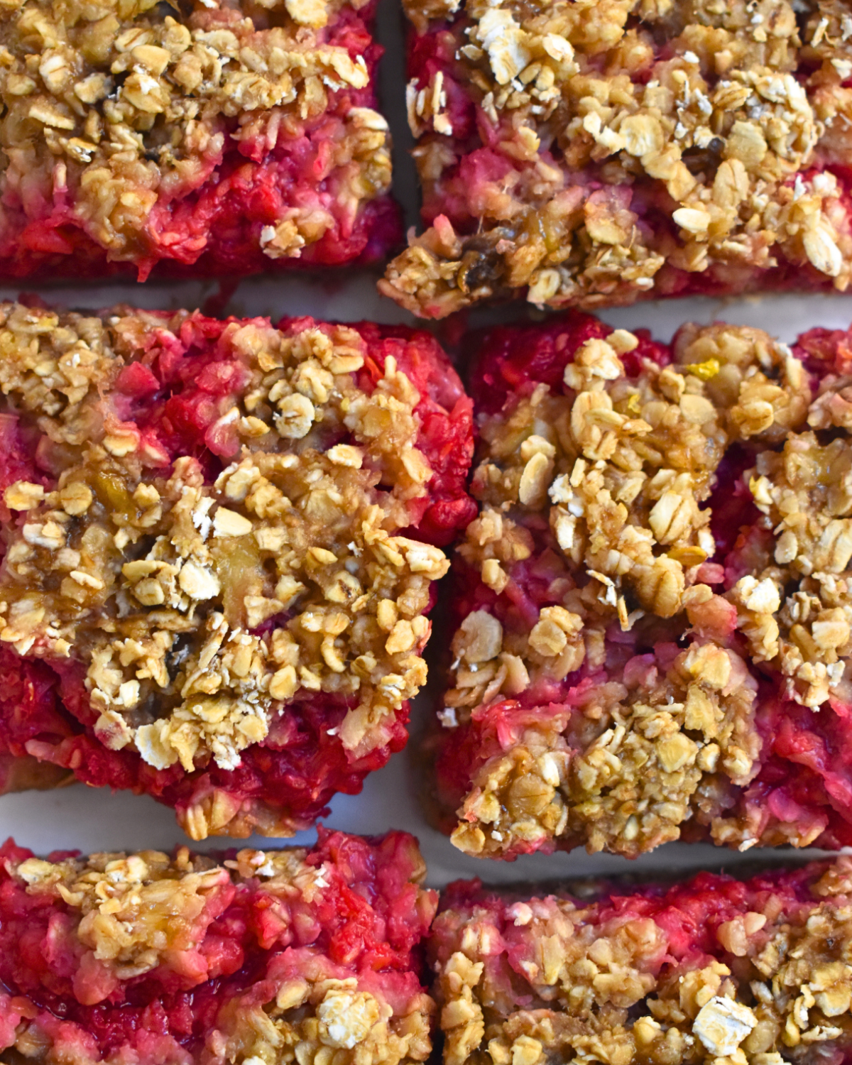 Raspberry Lemon Oat Bars