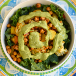 Roasted Chickpea and Potato Kale Bowls