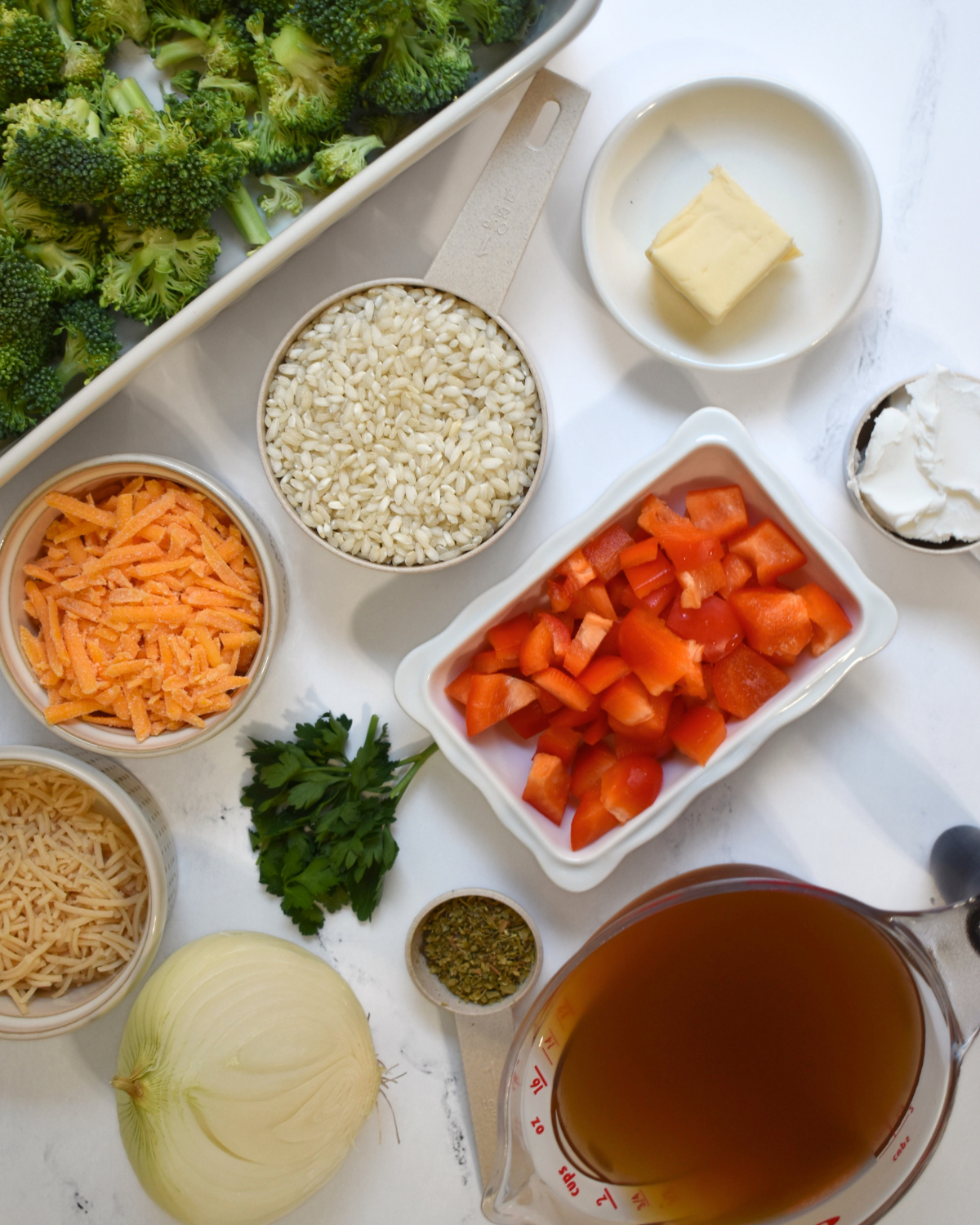 Vegan Broccoli Cheddar Risotto