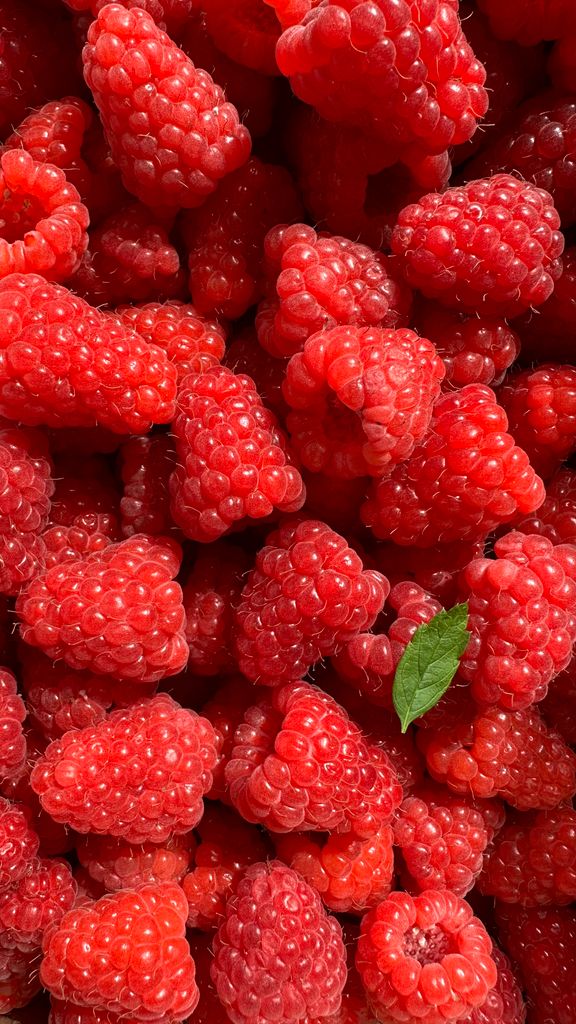 benefits of raspberries: Vibrant close-up of ripe raspberries showcasing natural texture and color.