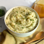 Healthy Mashed Potatoes with Cauliflower and White Beans
