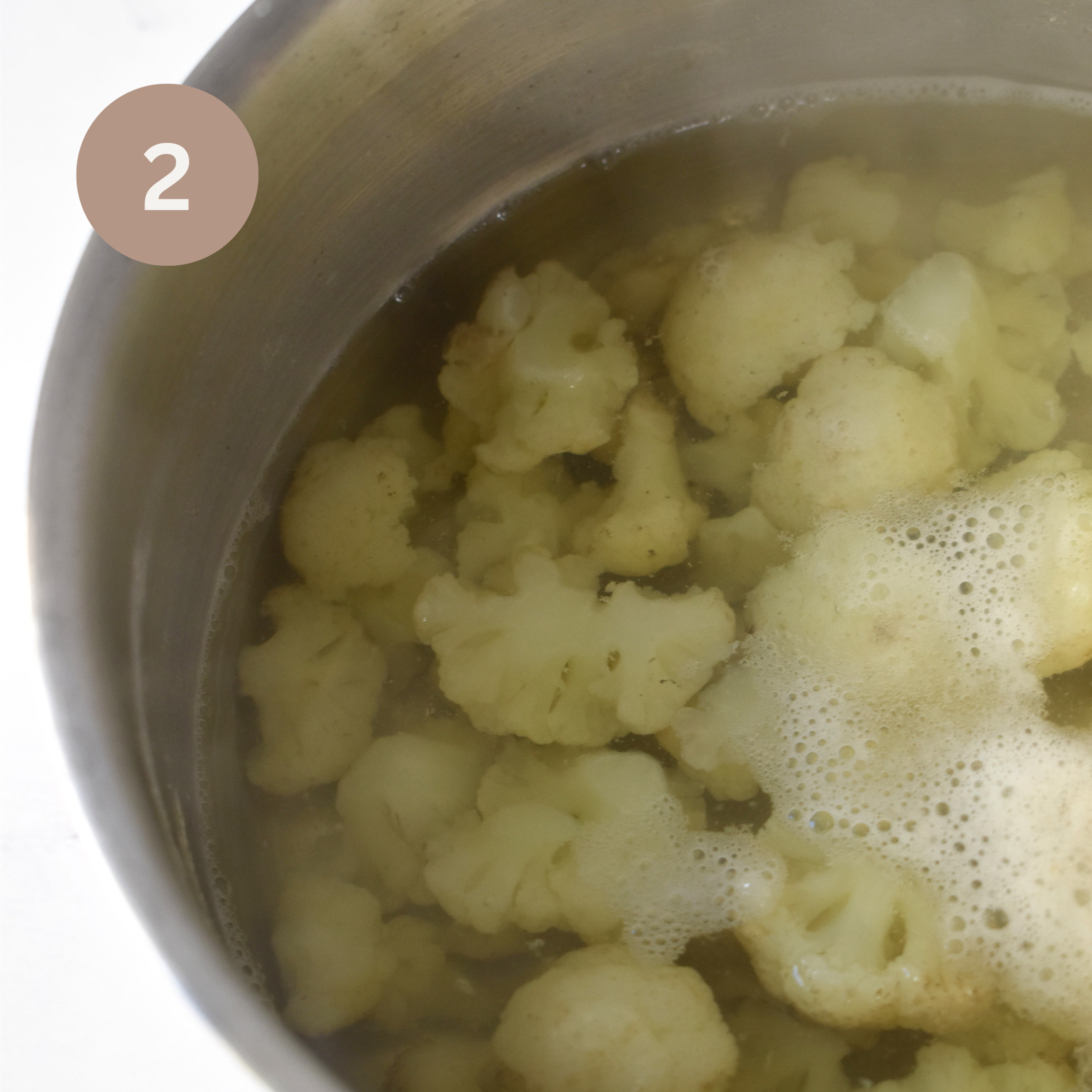 Healthy Mashed Potatoes with Cauliflower and White Beans