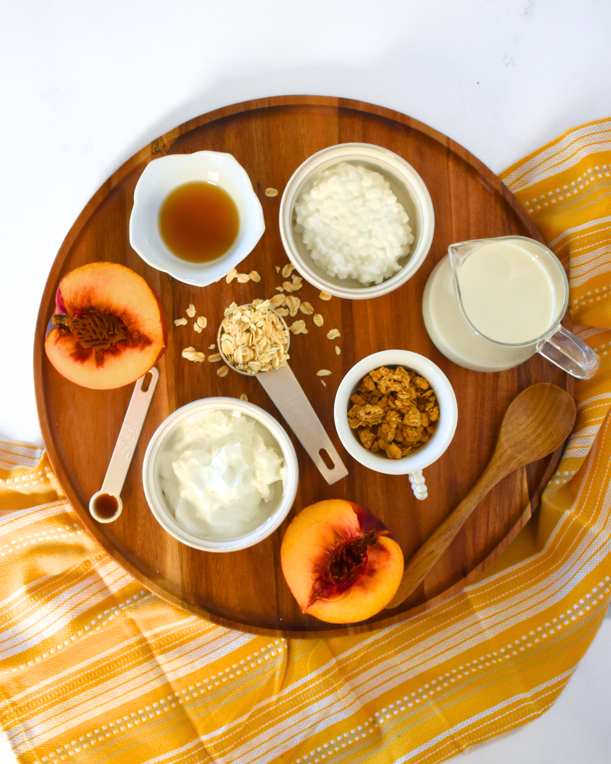 High-Protein Peach Cobbler Smoothie
