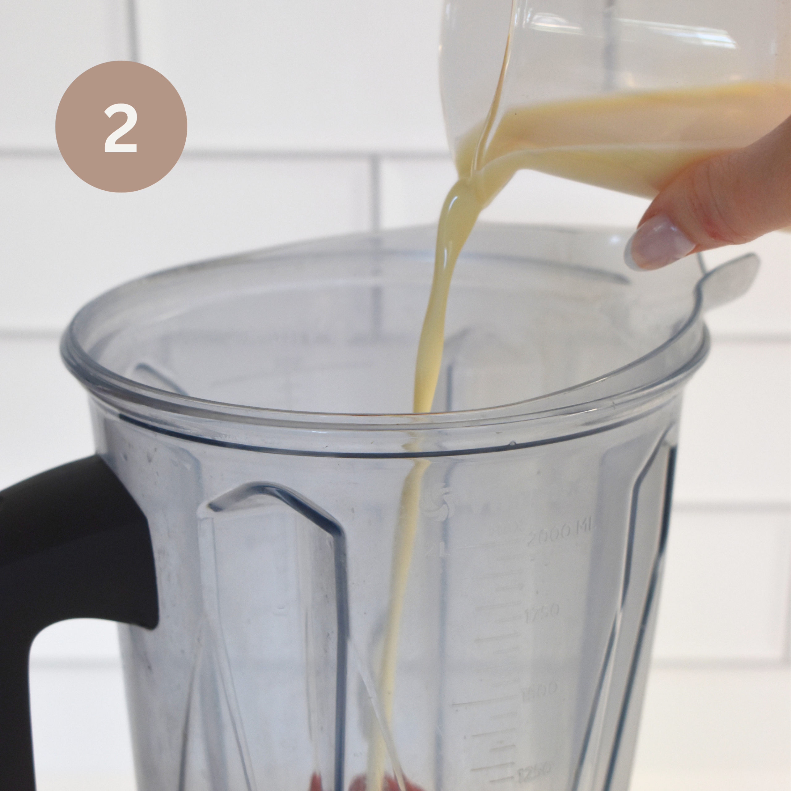 High-Protein Peach Cobbler Smoothie