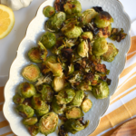 Lemon Parmesan Roasted Brussels Sprouts