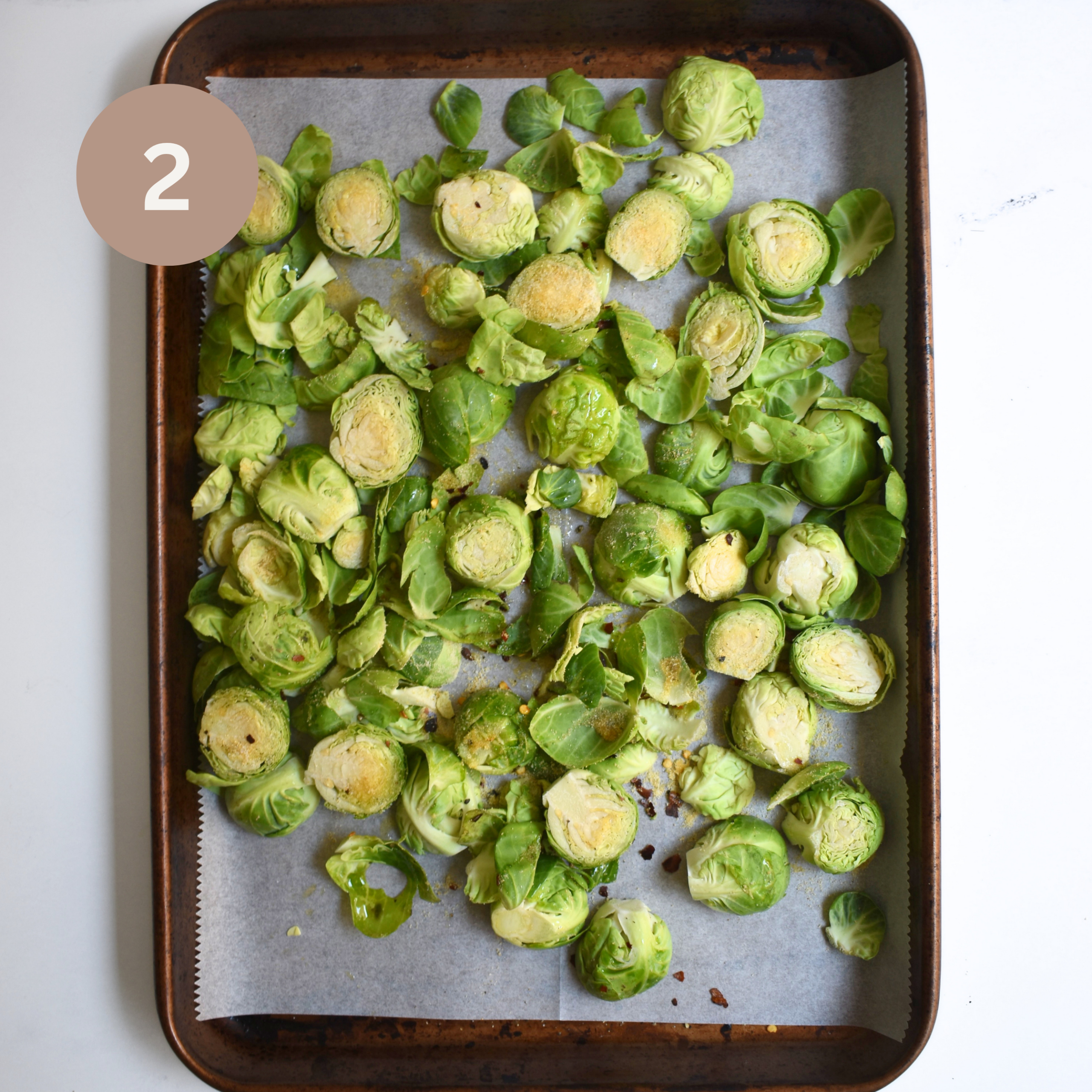 Lemon Parmesan Roasted Brussels Sprouts