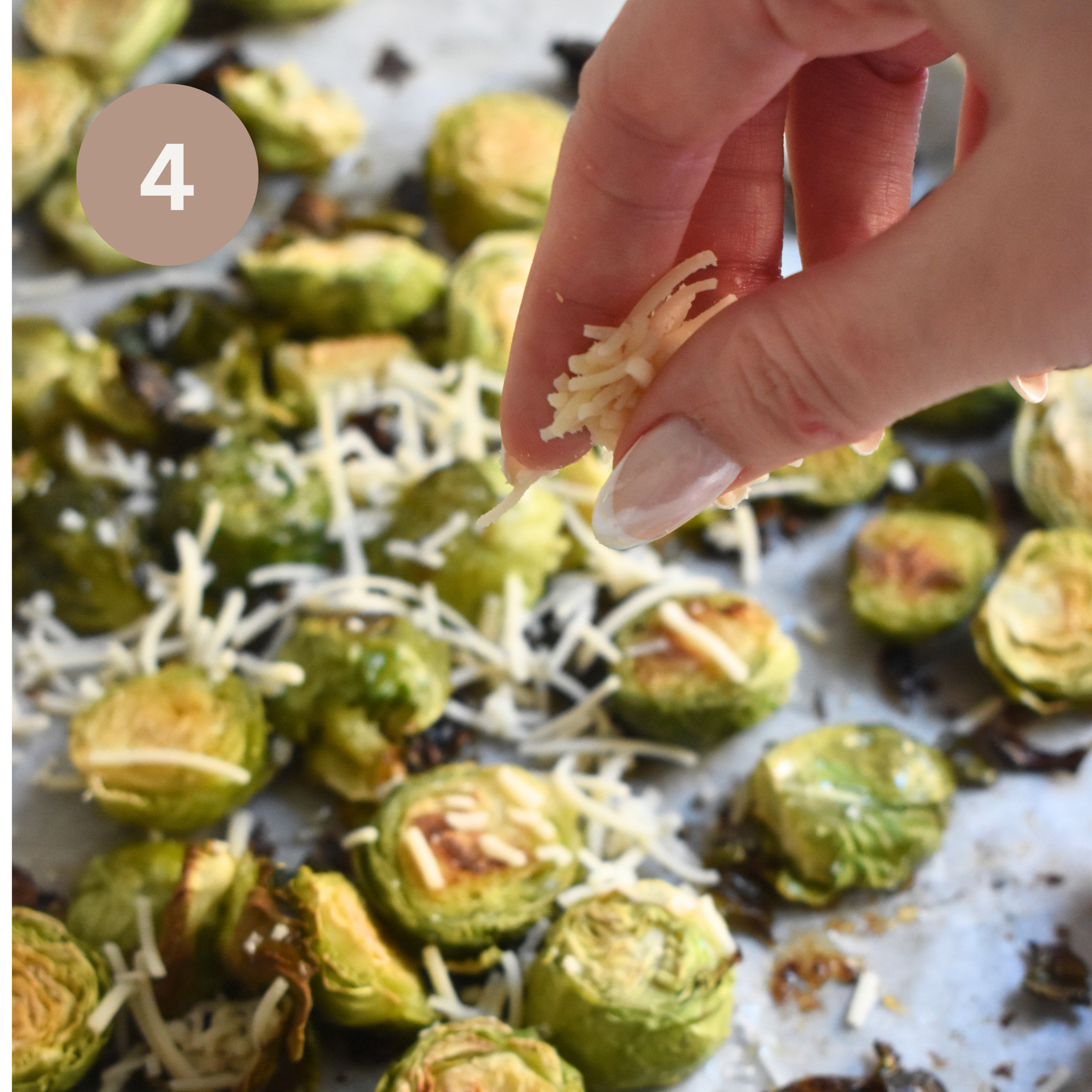 Lemon Parmesan Roasted Brussels Sprouts