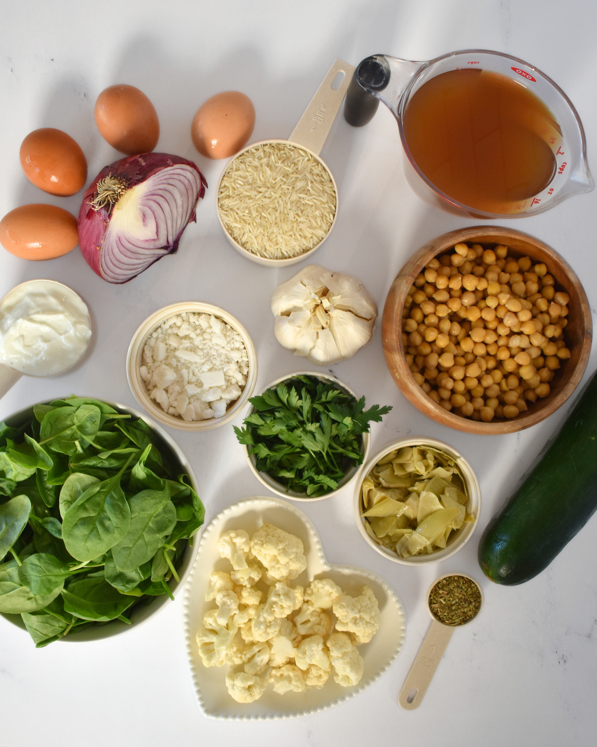 Mediterranean Spinach and Feta Casserole