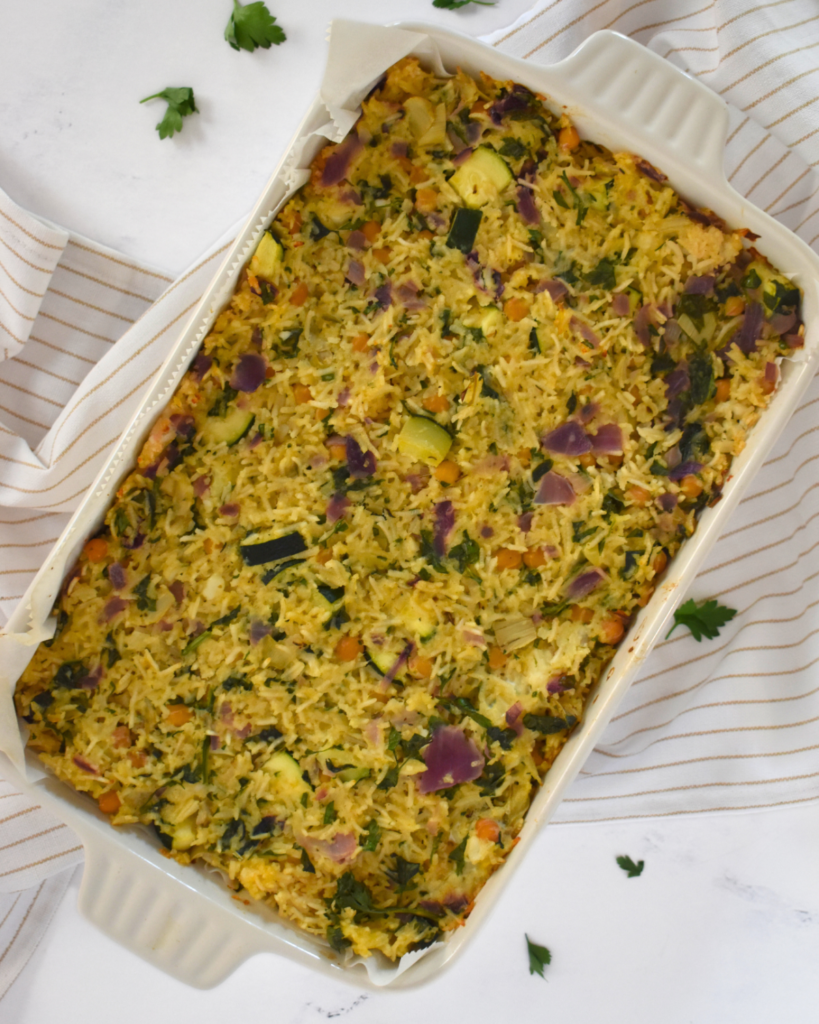 Mediterranean Spinach and Feta Casserole