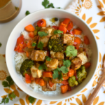 Roasted Tofu Veggie Bowls